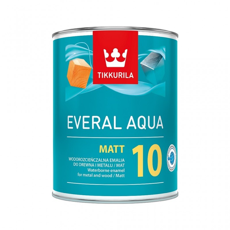 matowa emalia Tikkurila Everal Aqua Matt 10