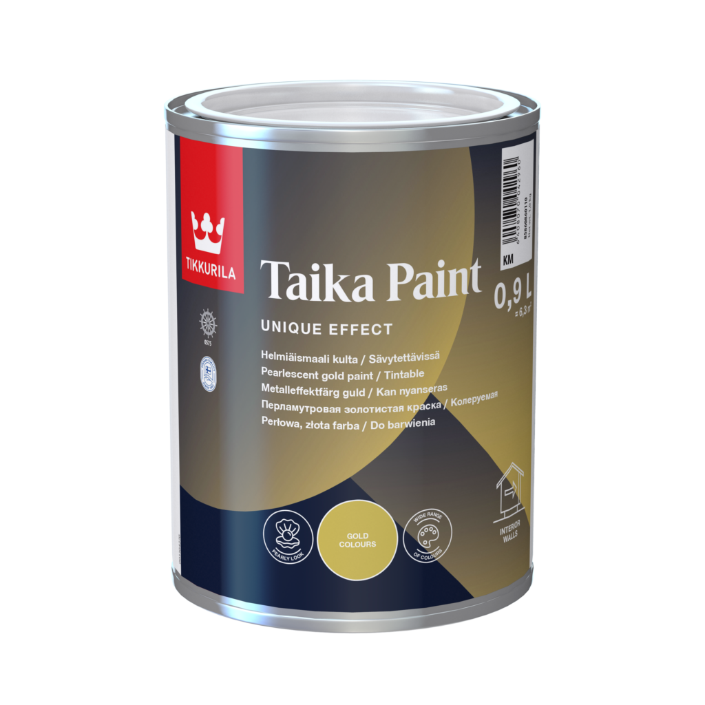 farba o wykończeniu perłowym Tikkurila Taika Paint