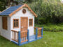 jak pomalować domek ogrodowy dla dzieci tikkurila ula pedantula